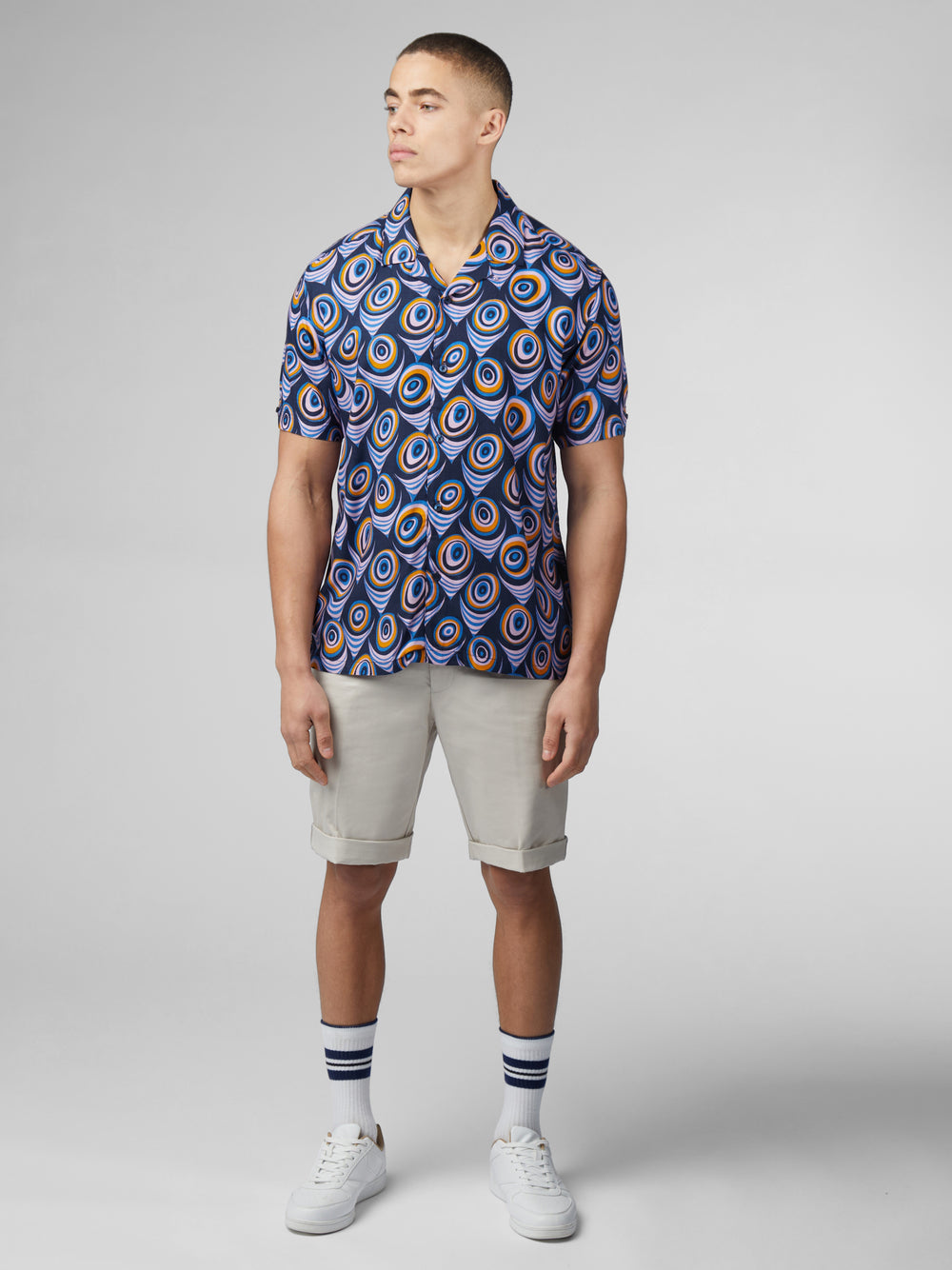 Chemises Ben Sherman B by Ben Sherman Psychedelic Print Violette | IAW-10944879